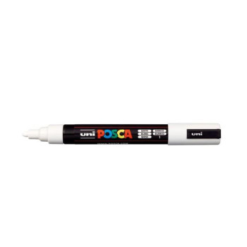 Posca Λευκός PC-5M Medium μαρκαδόρος 1.8-2.5mm Posca Λευκός PC-5M Medium μαρκαδόρος 1.8-2.5mm