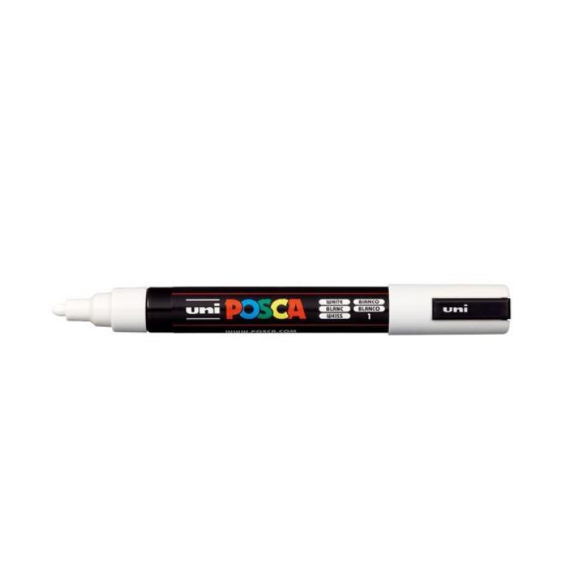 Posca Λευκός PC-5M Medium μαρκαδόρος 1.8-2.5mm Posca Λευκός PC-5M Medium μαρκαδόρος 1.8-2.5mm