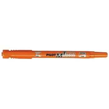 Pilot Μαρκαδόρος Ανεξίτηλος Twin Orange SCA-TM-O