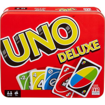 Mattel Uno Deluxe Παιχνίδι Καρτών 861-00699 Mattel Uno Deluxe Παιχνίδι Καρτών 861-00699