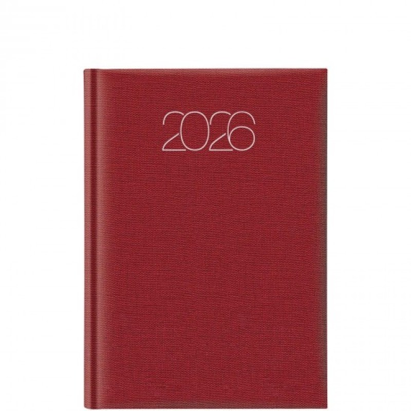 ΗΜΕΡΟΛΟΓΙΟ ΗΜΕΡΗΣΙΟ 17,2Χ24 COTTON CLASSIC CARDINAL RED (2026)