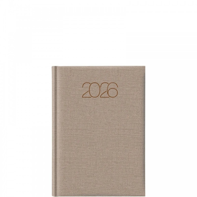 ΗΜΕΡΟΛΟΓΙΟ ΗΜΕΡΗΣΙΟ 14,5Χ20,5 COTTON CLASSIC ΜΠΕΖ (2026)
