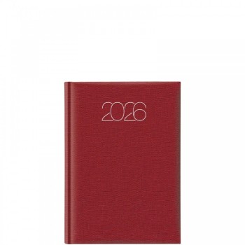 ΗΜΕΡΟΛΟΓΙΟ ΗΜΕΡΗΣΙΟ 14,5Χ20,5 COTTON CLASSIC CARDINAL RED (2026)