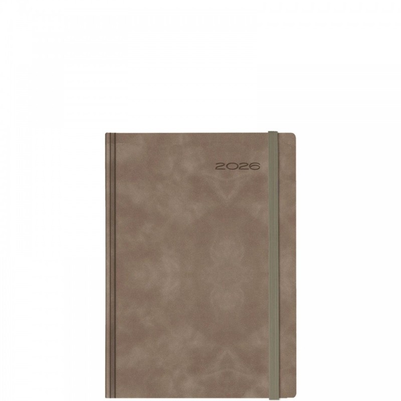 ΗΜΕΡΟΛΟΓΙΟ ΗΜΕΡΗΣΙΟ 14,5Χ20,5 AVENUE CHIA ELASTIC TOBACCO (2026)