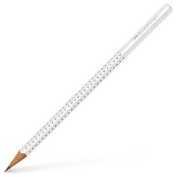 Faber Castell Μολύβι 118305 Grip Sparkle White Faber Castell Μολύβι 118305 Grip Sparkle White