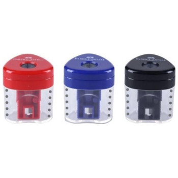 Faber Castell Ξύστρα Mονή 183401 Διάφορα Χρώματα Faber Castell Ξύστρα Mονή 183401 Διάφορα Χρώματα