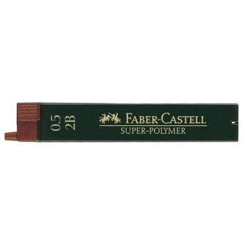 Faber Castel Περιέκτης Με 12 Μύτες S.Polymer 0.5mm 2Β 120502 Faber Castel Περιέκτης Με 12 Μύτες S.Polymer 0.5mm 2Β 120502
