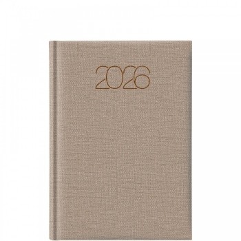 ΗΜΕΡΟΛΟΓΙΟ ΕΒΔΟΜΑΔΙΑΙΟ 17,2Χ24 COTTON CLASSIC ΜΠΕΖ (2026)