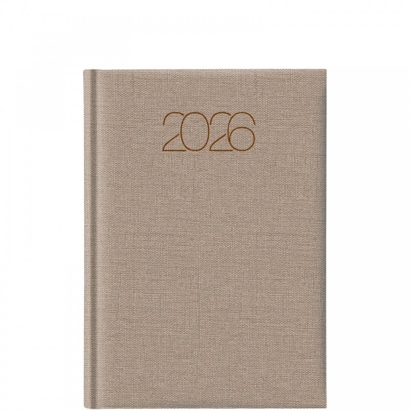 ΗΜΕΡΟΛΟΓΙΟ ΕΒΔΟΜΑΔΙΑΙΟ 17,2Χ24 COTTON CLASSIC ΜΠΕΖ (2026)