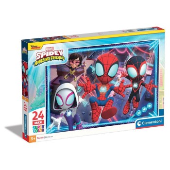 Παιδικό Puzzle Marvel Spidey Και Οι Απίθανοι Φίλοι Του για 3+ Ετών 24pcs Clementoni