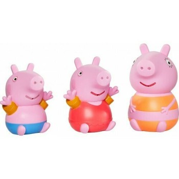 Tomy Toomies Βρεφικό Παιχνίδι Μπάνιου Οικογένεια Peppa Pig Squirters (1000-73105) Για 18+ Μηνών
