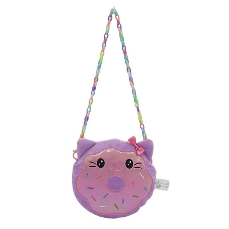 Λούτρινη Τσάντα Ώμου 20εκ. Donut Squishcuties Luna Toys