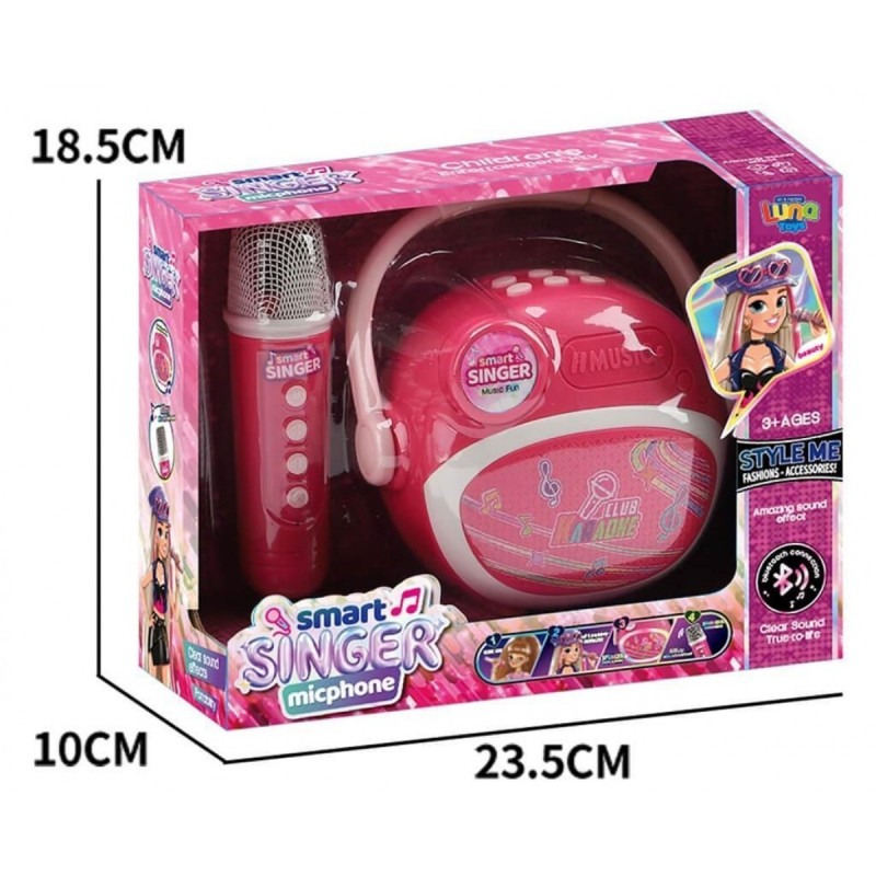 Luna Toys: Μικρόφωνο με Μουσική, Bluetooth και Usb