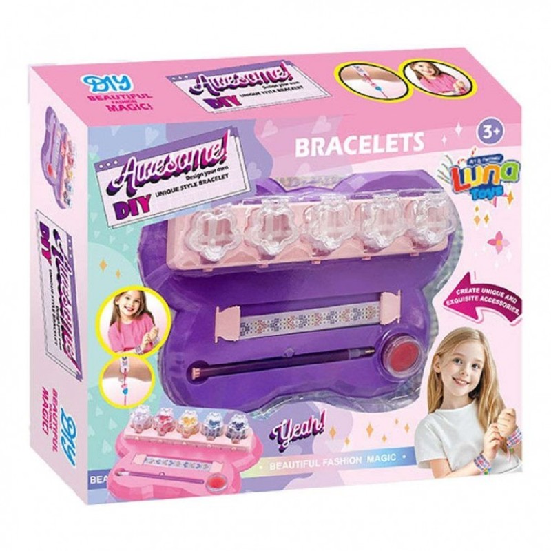 Luna Toys Εργαστήριο Δημιουργίας DIY Βραχιολιών