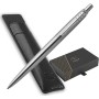 Parker Jotter Core Στυλό Ballpoint Γκρι με Ασημί Μελάνι