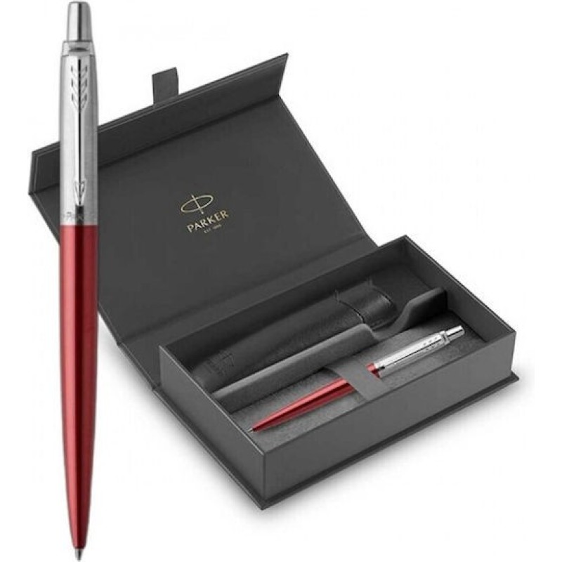 Parker Jotter Core Kensington Red Ct Ballpen Black Pouch 3501179305301 Nibs Medium