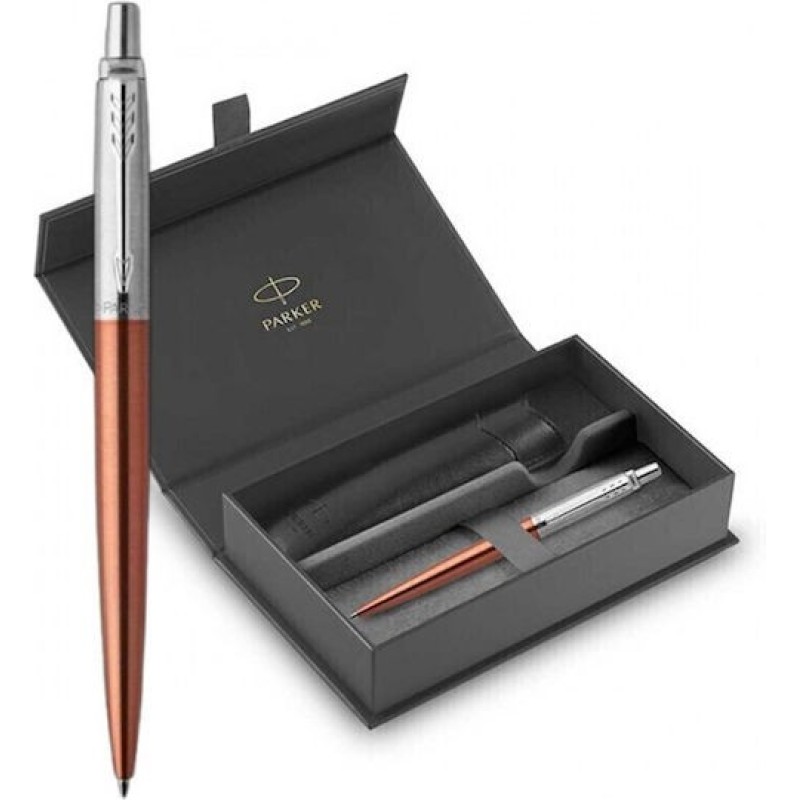 Parker Jotter Original Στυλό Ballpoint Πορτοκαλί με Μπλε Μελάνι