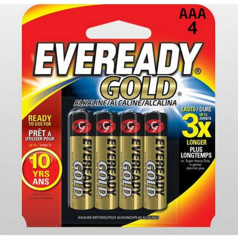Eveready Gold Αλκαλικές Μπαταρίες AAA 1.5V 4τμχ