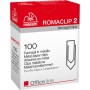 Romeo Maestri No.2 Συνδετήρες 25mm Μεταλλικοί 100τμχ