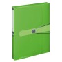 Ηerlitz Box Αρχειοθέτησης PP Με Οριζόντιο Λάστιχο A4 Πράσινο 4cm