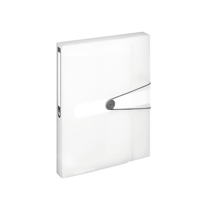 Herlitz Box Αρχειοθέτησης Pp Με Λάστιχο A4 Διάφανο 4cm