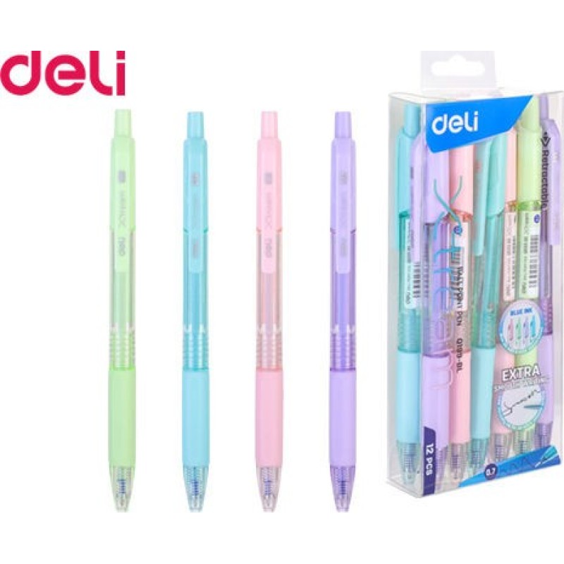 Deli Στυλό Ballpoint 0.7mm με Μπλε Mελάνι Xtream Grip (Διάφορα Χρώματα) 231.727819 Deli Στυλό Ballpoint 0.7mm με Μπλε Mελάνι Xtream Grip (Διάφορα Χρώματα) 231.727819