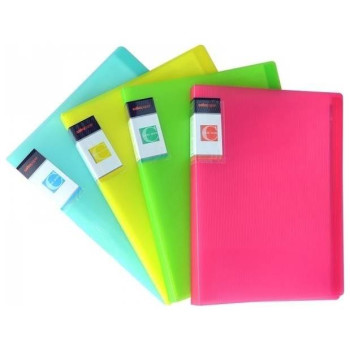 Salko Ντοσιέ Α4 Με 50 Ζελατίνες Νέον 9555 Salko Ντοσιέ Α4 Με 50 Ζελατίνες Νέον 9555