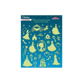 CLASSY *GLOW STICKERS 15X17CM 211700 GLOBAL GIFT