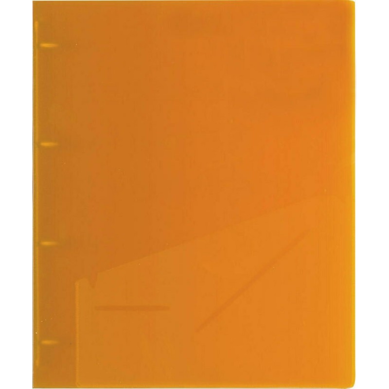Typotrust Ντοσιέ με 4 Κρίκους 3/32 για Χαρτί A4 Πορτοκαλί