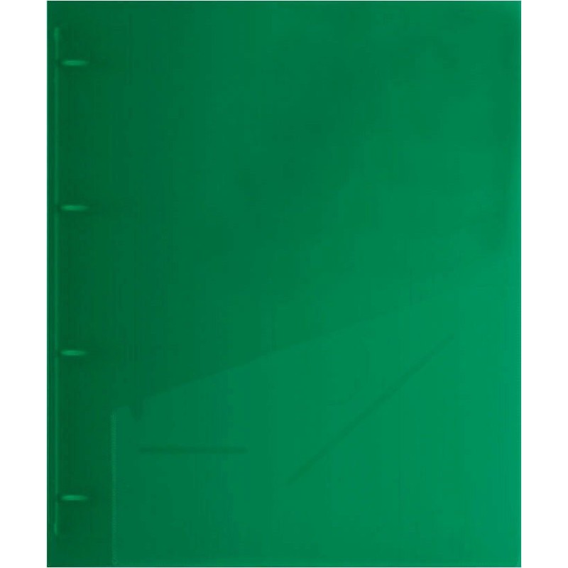 Typotrust Ντοσιέ με 4 Κρίκους 3/32 για Χαρτί A4 Πράσινο