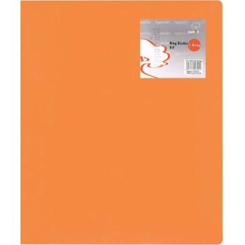 Typotrust Ντοσιέ με 2 Κρίκους για Χαρτί A4 Πορτοκαλί FP15022