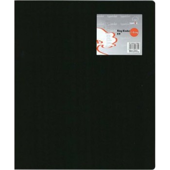 Typotrust Ντοσιέ με 2 Κρίκους 2/32 για Χαρτί A4 Μαύρο FP15022
