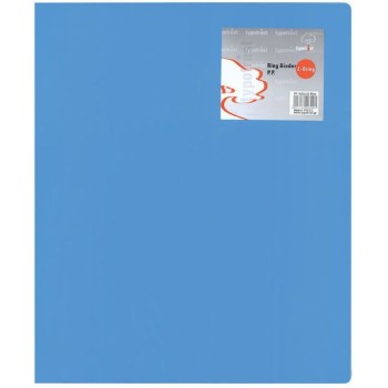 Typotrust Ντοσιέ με 2 Κρίκους 3/32 για Χαρτί A4 Μπλε