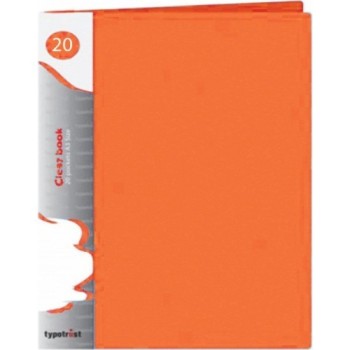 Typotrust Σουπλ Α4 20 Θέσεων Orange Fluo
